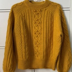Demylee J. Crew Balloon Sleeve Sweater NWT sz M